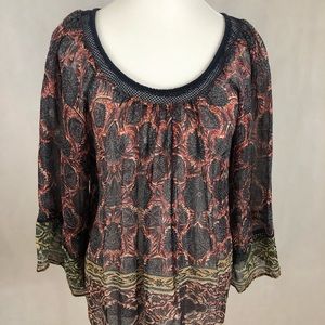 Anthropology boho top